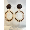 QUEEN Marron & cristal - Francine BRAMLI Paris