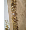 Collier SPLENDEUR doré Fermoir cristal - Francine BRAMLI Paris