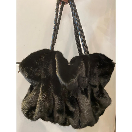 SAC FOURRURE Noir