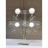 FLEURETTE Dble blanc transparent - Francine BRAMLI Paris