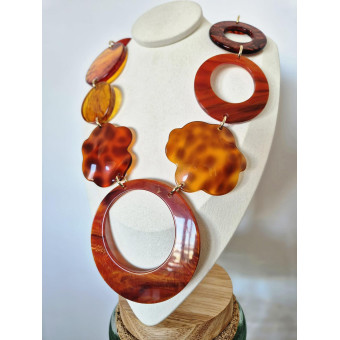 Collier LOÏC Ambre - Francine BRAMLI Paris
