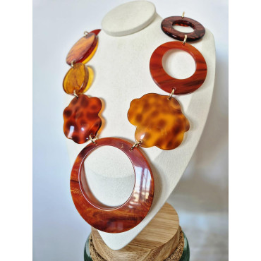 Collier LOÏC Ambre - Francine BRAMLI Paris