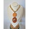 Collier GIRAFE ambre - Francine BRAMLI Paris