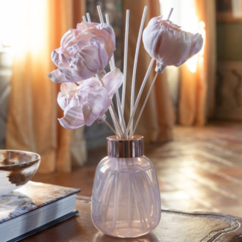 Diffuseur de parfum d'ambiance Douce Pivoine 180 ml - Voile de Lin
