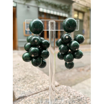 GRAPPE vert marbré - Francine BRAMLI Paris