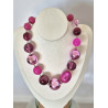 Collier OCTAVE Fuchsia 2 - Francine BRAMLI Paris