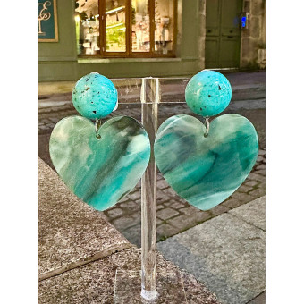 LOVE turquoise - Francine BRAMLI Paris