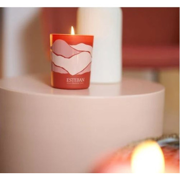 TERRE D'OCRE & KARITE Bougie déco 180gr - ESTEBAN