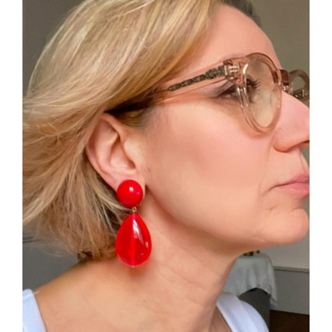 CUBA Rouge translucide - Francine BRAMLI Paris