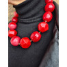Collier EDOUARD Bleu/Jaune/Doré/Orange - Francine BRAMLI Paris