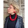 Collier EDOUARD Bleu/Jaune/Doré/Orange - Francine BRAMLI Paris