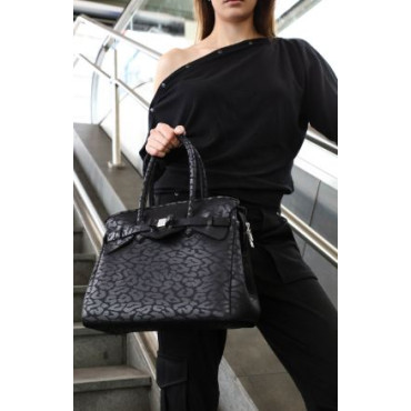 Sac MISS PLUS LEOPARD JETBLACK - SAVE MY BAG