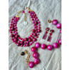 ROXY perles rose/Bx - Francine BRAMLI Paris