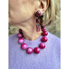 ROXY perles rose/Bx - Francine BRAMLI Paris