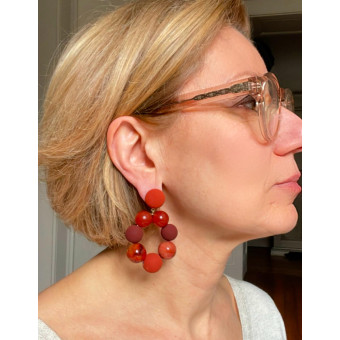 BASTILLES marron OP - Francine BRAMLI Paris