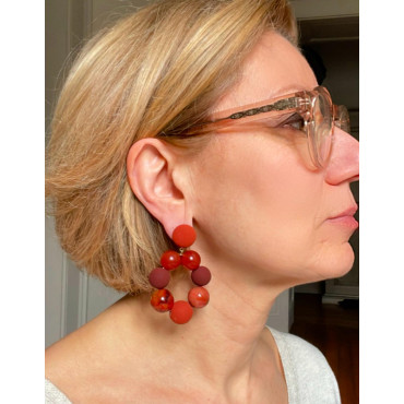 BASTILLES marron OP - Francine BRAMLI Paris
