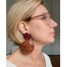 NATURAL beige marron bordeaux - Francine BRAMLI Paris