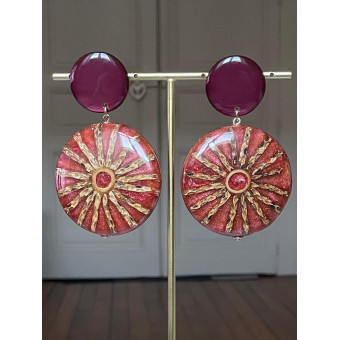 NATURAL beige marron bordeaux - Francine BRAMLI Paris