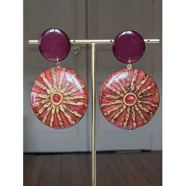 NATURAL beige marron bordeaux - Francine BRAMLI Paris