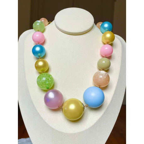 EDOUARD Multicolore - Francine BRAMLI Paris Collier