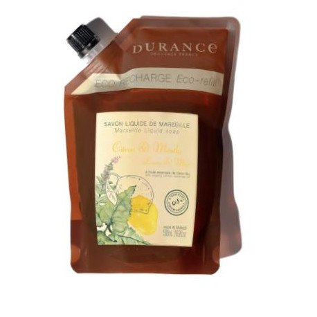Recharge Savon Liquide de Marseille CITRON & MENTHE - DURANCE