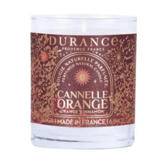 Bougie CANNELLE ORANGE - DURANCE 180gr