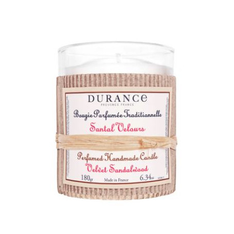 Bougie SANTAL VELOURS - DURANCE 180gr