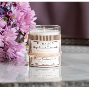 Bougie PETALES DE MUSC 180g - DURANCE