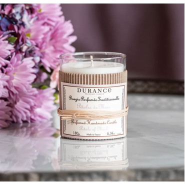 Bougie PETALES DE MUSC 180g - DURANCE