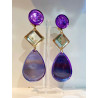 ICE violet/champagne - Francine BRAMLI Paris