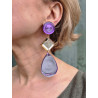 ICE violet/champagne - Francine BRAMLI Paris