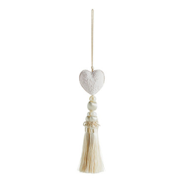 Pompon Coeur Parfumé VOILE DE LIN - MATHILDE M