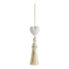 Pompon Coeur Parfumé VOILE DE LIN - MATHILDE M