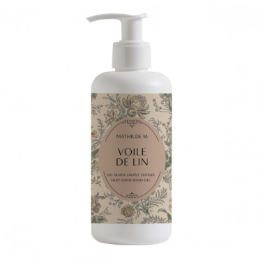 Gel Lavant Mains Soyeux VOILE DE LIN 250ml - MATHILDE M