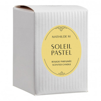 Bougie SOLEIL PASTEL 145g - MATHILDE M
