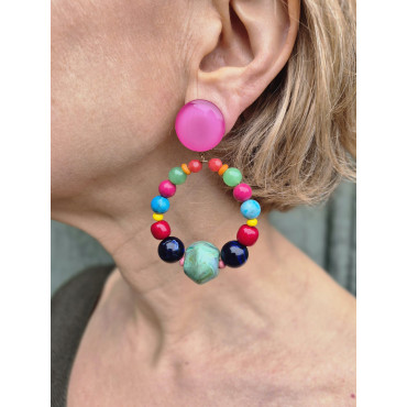BASTILLES Multicolore - Francine BRAMLI Paris