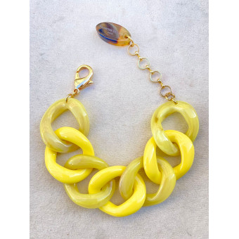 ALESSIA Maillons jaunes - Francine BRAMLI Paris