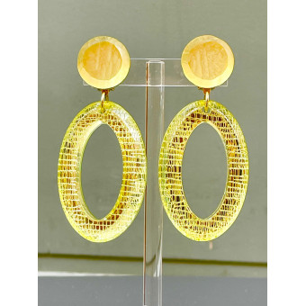 MUSCADE Jaune Miroir laser - Francine BRAMLI Paris