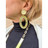 MUSCADE Jaune Miroir laser - Francine BRAMLI Paris