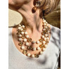 Collier REGIS Ivoire 3 rangs - Francine BRAMLI Paris