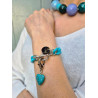 CHARLY Maillons Turquoise Charms turquoise - Francine BRAMLI Paris