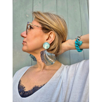 BÉNITIER Bleu - Francine BRAMLI Paris