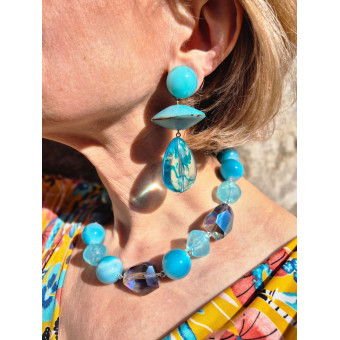 CUBA LG Bleu - Francine BRAMLI Paris
