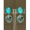 DISCO perle turquoise - Francine BRAMLI Paris
