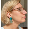 DISCO perle turquoise - Francine BRAMLI Paris
