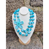 Collier KOPSIA bleu - Francine BRAMLI Paris