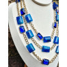 Collier REGIS Bleu - FRANCINE BRAMLI Paris