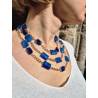 Collier REGIS Bleu - FRANCINE BRAMLI Paris