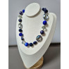 Collier RUDDY bleu - Francine BRAMLI Paris