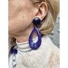 CELESTE Bleu pailleté - Francine BRAMLI Paris